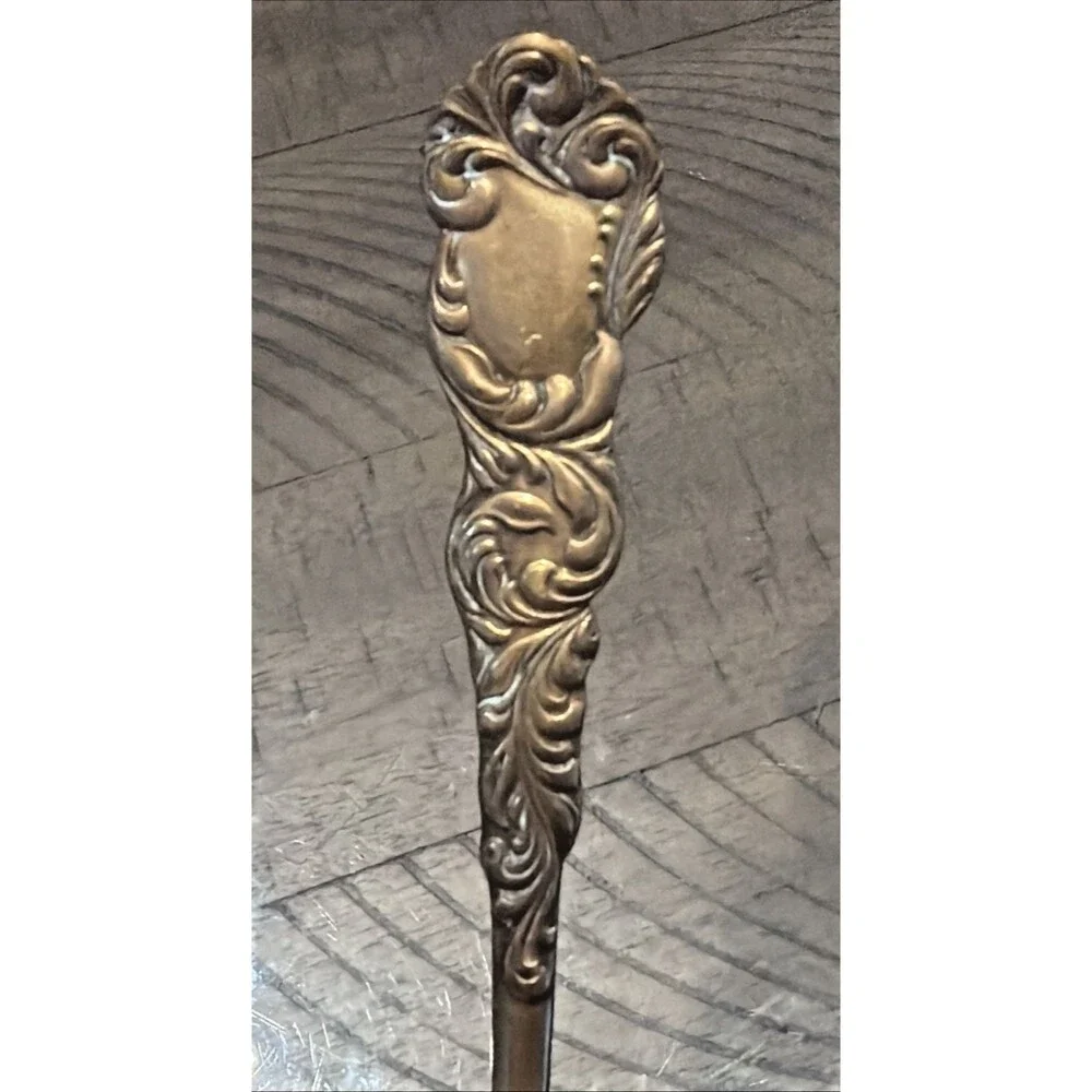 WALDO HE GOLD tone HOLMES EDWARDS RIALTO ORLEANS SPOON 7